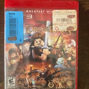LEGO Lord of the Rings PS3 Video Game